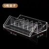 Caja de Almacenamiento Transparente de Acrílico para Cinturones con Compartimentos, Exhibidor de Cinturones, Exhibidor para Tienda de Ropa, Organizador de Cinturones para Hombre y Mujer