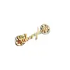Acero Inoxidable Corte Nombre Personalizado Pin de Solapa Broche Medalla Metal Personalizado Nombre Personalizado Insignia Producción de Insignias
