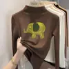 Y2177# Camisa com Forro de Veludo para Meninos no Outono e Inverno com Gola Semi-alta Camisa com Forro Infantil Engrossada no Inverno para Crianças de Meia-idade e Grandes