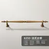 Manija de Latón para Puerta de Gabinete Estilo Francés, Cajón de Puerta de Armario Madera de Nogal Estilo Vintage Bola Redonda Colgante Estilo Chino Nuevo Manija Pequeña
