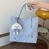 Bolso Tote de Gran Capacidad Decorativo de Mariposa a la Moda para Mujer 2025 Nuevo Verano Nuevo Bolso para Ir al Trabajo Bolso de Hombro Sobaco