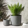Vaso de Flores Cerâmico Estilo Escandinavo Wabi-Sabi Preto Orquídea Phalaenopsis Alta Suculenta Conjunto de Vasos de Argila Pequeno