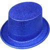 Chapéu de Festa de PVC para Carnaval Pó Dourado Fluorescente Chapéu Alto Chapéu de Pó Dourado Chapéu de Festa de Formatura Chapéu para Performance em Festival
