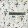 Tecido de Algodão Jacquard Listrado Estampado com Tira Floral de Girassol Tecido para Vestido Camisa Estilo Fresco Estilo Pastoral