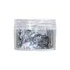 Decoración para Uñas con Foil Dorado Fragmentos de Papel de Aluminio Dorado y Plateado Pegamento de Esmalte de Uñas Flash Celebridad de Internet Pegatina Decorativa Lentejuelas para Uñas