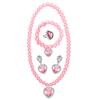 Acessórios Bela Adormecida Aurora Rosa Coroa de Sereia Bolsa Colar Conjunto Acessórios Princesa Rosa Dropshipping