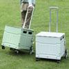 Veículo de camping dobrável para exterior, carrinho de piquenique retrátil, veículo de camping portátil, trailer de camping, carrinho de compras de puxar direto.