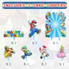 Decoração Plug-in Tema Festa Mario da Amazon Série Mario Tamanho Fileira Plug-in Inserção para Assar