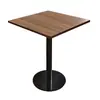 Mesa de Comedor Marrón Retro Silla Suave Mesa y Silla de Contrachapado para el Hogar Restaurante Mesa Simple Moderna para Tienda de Té con Leche Cafetería