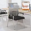 Cadeira de Computador, Cadeira para Home Office, Cadeira Confortável para Reuniões Sedentárias, Assento de Quatro Pés para Dormitório Estudantil, Cadeira de Mahjong, Cadeira com Encosto