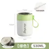 Taza de Desayuno Aislada de Acero Inoxidable 304 con Tapa y Cuchara para Uso en Casa, Taza de Leche, Taza de Avena, Portátil, Sellada, Taza de Sopa para Llevar