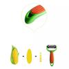 Descascador de aço inoxidável descascador rotativo multifuncional descascador três em um ralador melão e fruta plaina multiuso
