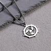 Collar de soldado periférico de Genshin Impact, colgante de elemento Rayo de acero inoxidable, accesorio versátil de anime de juego bidimensional de nicho