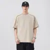 Ropa para Hombre Fengshe / Camiseta de Manga Corta Nueva de Verano 2026 para Hombre, Top Camiseta Casual Pesada Versátil de Moda
