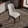 Silla Minimalista Moderna de Lujo Ligero, Silla de Comedor para Hotel, Taburete con Respaldo para Casa de Alquiler, Silla Suave para Ocio en Casa y Mahjong