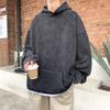 Top holgado con capucha estilo High Street ins para hombre de Wei Yi, muy vestido, estilo Hong Kong, otoño e invierno, marca de moda, gamberro, guapo, casual, chaqueta T