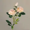 Oferta Especial Flores Artificiales para Boda Rosas, Phalaenopsis, Lirios, Gypsophila, Hortensias, Flores Falsas, Flores Artificiales Blancas al por Mayor