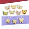 Goteo de aceite oro antiguo oro mate mariposa cuentas espaciadoras pasantes estilo chino kit de materiales para accesorios de joyería hecha a mano DIY