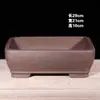 Maceta Grande Rectangular de Arcilla Morada, Maceta Alargada para Cultivo de Verduras en Balcón, Maceta de Cerámica para Plantar Árboles Bonsái, Venta Especial de Liquidación