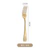 Cubiertos de Acero Inoxidable Dorado 1010 Transfronterizo Amazon Vajilla de Estilo Occidental Hotel Cuchillo para Bistec y Tenedor Cuchara Juego Retro de Cuatro Piezas