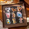 20 Piezas de Imanes de Refrigerador Magnéticos Suaves Originales de Animales 3D, Lindas y Adorables Decoraciones de Graffiti de Dibujos Animados de Mascotas, Pegatinas Magnéticas Completamente Magnéticas
