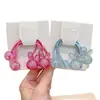 Elástico Alto para Niños Conejo Largo Tendón de Goma Pequeño Xigua Mismo Estilo Envoltura Cabello Tocado Transparente Doble Cabeza Coletero Alto
