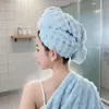 Touca espessa, superabsorvente e de secagem rápida para secar o cabelo, toalha para enrolar na cabeça para secar o cabelo, novo estilo 2026 touca de banho