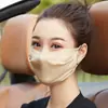 Mascarilla de Protección Solar 100% Seda, Mascarilla de Cara Completa, Parasol Anti-UV, Mascarilla Facial Médica de Belleza Femenina de Seda de Morera, Transpirable