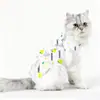 Roupa de Esterilização para Gatos, Roupa de Desmame para Gatas, Roupa Anti-Lambedura Pós-Cirúrgica para Animais de Estimação, Roupa Cirúrgica com Bandagem para Gatos Machos, Roupa de Desmame Respirável