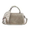 Bolso pequeño cuadrado de moda estilo coreano para mujer, nuevo modelo principios de otoño 2026, bolso de hombro moderno de bloques de color, bolso casual de alto valor para mujer