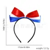 Novos Acessórios de Cabelo para o Dia da Independência Americana Laço de Lantejoulas Aro de Cabelo com Pentagrama Adereços de Festa de Feriado Infantil