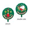 Globo de Navidad de 18 pulgadas tamaño pequeño muñeco de nieve anciano caja de regalo copo de nieve festival bombilla pequeña accesorios de Año Nuevo decoración