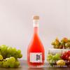 Garrafa Dosadora de Vinho de Frutas, Garrafa de Vinho de Vidro Vazia, Ameixa Verde, Amora-vermelha, Lichia Vinho, Garrafa de Vinho Pequena com Selo Adesivo 500ml
