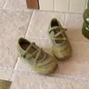 Sapatos Mary Jane Universais para Meninas Sapatos Individuais Novo Estilo Primavera/Outono 2026 Boca Rasa Elástico Solado Macio Sapatos Casuais Esportivos de Ballet