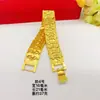 Pulsera Cruz de Latón Chapada en Oro con Diseño Floral, Venta Directa del Fabricante, Joyería al por Mayor, Caja de Regalo de Negocio para el Festival Qixi