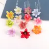Flores de Cerejeira Simuladas Atacado DIY Grampo de Cabelo Adorno de Cabeça Casamento Parede de Flores Layout de Shopping Center com Flores de Pessegueiro Adereços para Fotografia