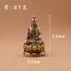 Decoración de latón del Bodhisattva Guanyin regalo Botella pura de Guanyin Guanyin Tang Sanzang decoración de escritorio para el hogar sala de estar oficina