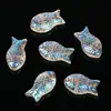 Novo Estilo Contas de Vidro Cauda de Peixe Furo Vertical Peixinhos de Vidro Caneta de Contas DIY Pulseira Colar Pingente Acessórios de Joia