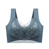 Ropa Interior de Seda de Hielo Sin Marcas para Mujer Verano Fina Hermosa Espalda Ropa Interior para Mujer Recoge Anti-caída Sujetador Deportivo para Mujer