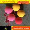 Fornecimento de fábrica atacado diverso colorido americano diâmetro 6cm squash bola de borracha oca bola elástica
