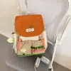 Mochila linda de estilo japonés muy elegante para mujer, simple, ligera y sofisticada, adecuada para estudiantes de secundaria y preparatoria, viajes casuales y mochila escolar