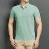 Camisa Polo Sin Costuras de Talla Grande para Hombre, Polo de Cuello Campana, Manga Corta de Negocios, Talla 8XL para Hombre, Comercio Exterior Transfronterizo, Logotipo Personalizado