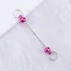 Colgantes Creativos de Metal con Cuentas Gradiente Multicolor Coloridos Colgantes de Llave Hechos a Mano Accesorios para Llavero Listos para la Venta