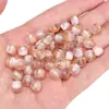 Resina Lluvia Brumosa Cuentas Cilíndricas Ensartadas a Mano Pulsera Collar Hecho a Mano DIY Paquete de Materiales para Joyería