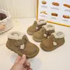 Zapatos Birkenstock para Niñas 2026 Invierno Nuevas Llegadas Zapatos de Algodón con Pelo de Doble Capa de Felpa para Niños Zapatos de Algodón Cálidos con Suela Suave Engrosada para Niños