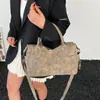 Bolsa de Grande Capacidade 2026 Novo Estilo Casual Versátil Texturizada Ombro Transversal Viagem de Negócios Bolsa de Bagagem Bolsa de Mão Feminina Bolsa de Viagem