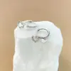 Pendientes Largos Doble Mariposa Huecos Estilo Francés, Diseño de Nicho, Pendientes Exquisitos y Versátiles, Accesorios para Orejas Elegantes y a la Moda