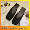 Sandálias Preguiçosas Antiderrapantes Simples de Malha Respirável Sapatos Planos Moda para Usar por Cima Chinelos Peep-Toe Estilo Coreano para Mulheres