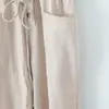 Atacado de Roupas Femininas Transfronteiriças Calças Cropped Estilo Europeu e Americano 2026 Macacão Casual Solto de Verão com Decote V e Bolso com Amarração