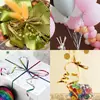 100 yardas/rollo cinta láser de plástico cinta colorida cuerda para globos embalaje de regalo brida